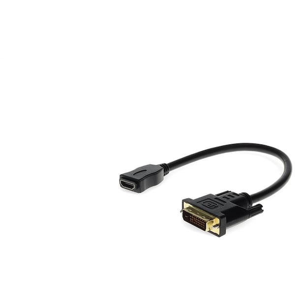 Add-On Addon Dvi-D Dual Link (24+1 Pin) Male To Hdmi Female Black Adapter DVID2HDMI